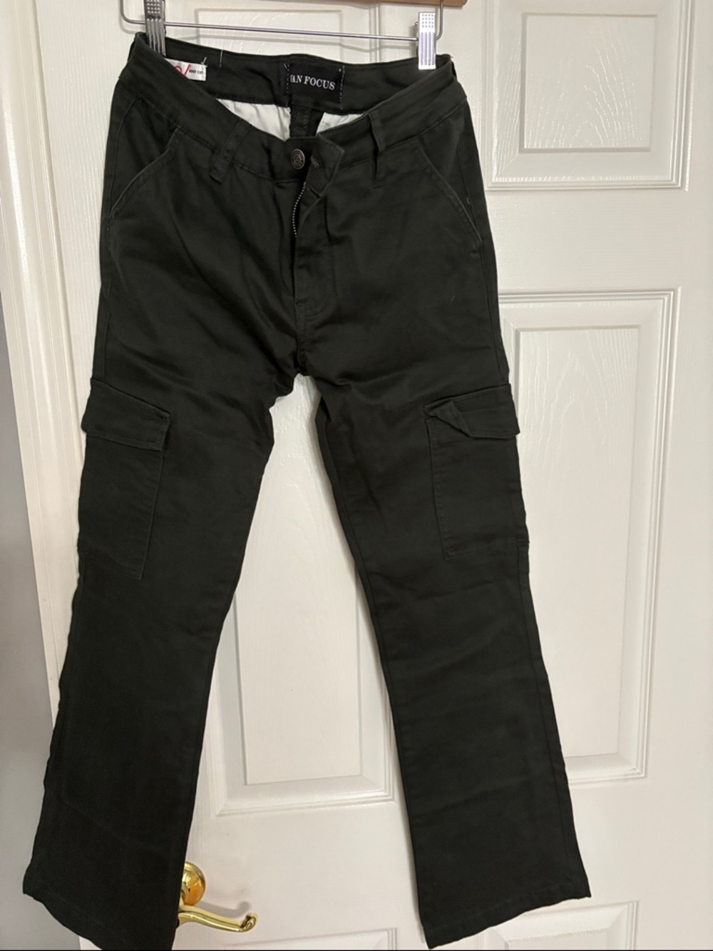 Van Focus Black Cargo Pants size 29